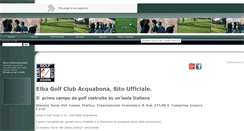 Desktop Screenshot of elbagolfacquabona.it